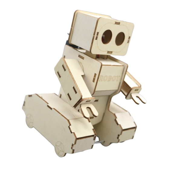 Voice Operated Robot Wooden Robot With Voice Technology Design For Science Experiments And Family Activity