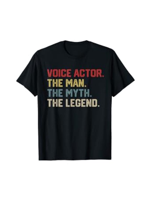 Voice Over Artist Voice Actor Acting Funny Gift T-Shirt