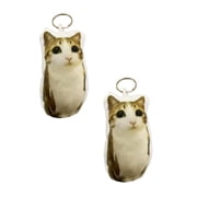 Voice Playing Charm Owl Sound Meowl Plush Rabbit Shaped Backpack Pendant 20mah