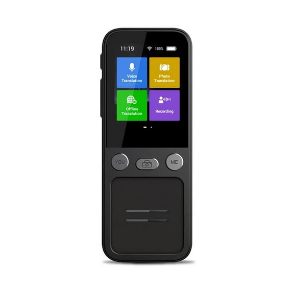 Voice Real Time Translator Machine 138 Multi Online Languages Voice-Record 3.1 Inch Big Screen Portable Offline Tradutor