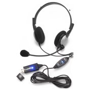 Voice Recognition USB Headset with Noise Cancelling Microphone for Nuance Dragon Speech Recognition Software