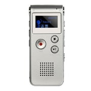 Voice Recorder - 8GB Digital Audio Recorder, MP3 Player Function, 20-Hour Continuous Recording, Built-in Speakers, LCD Display, WAV/MP3 Format for Lectures, Business Meetings, Classes