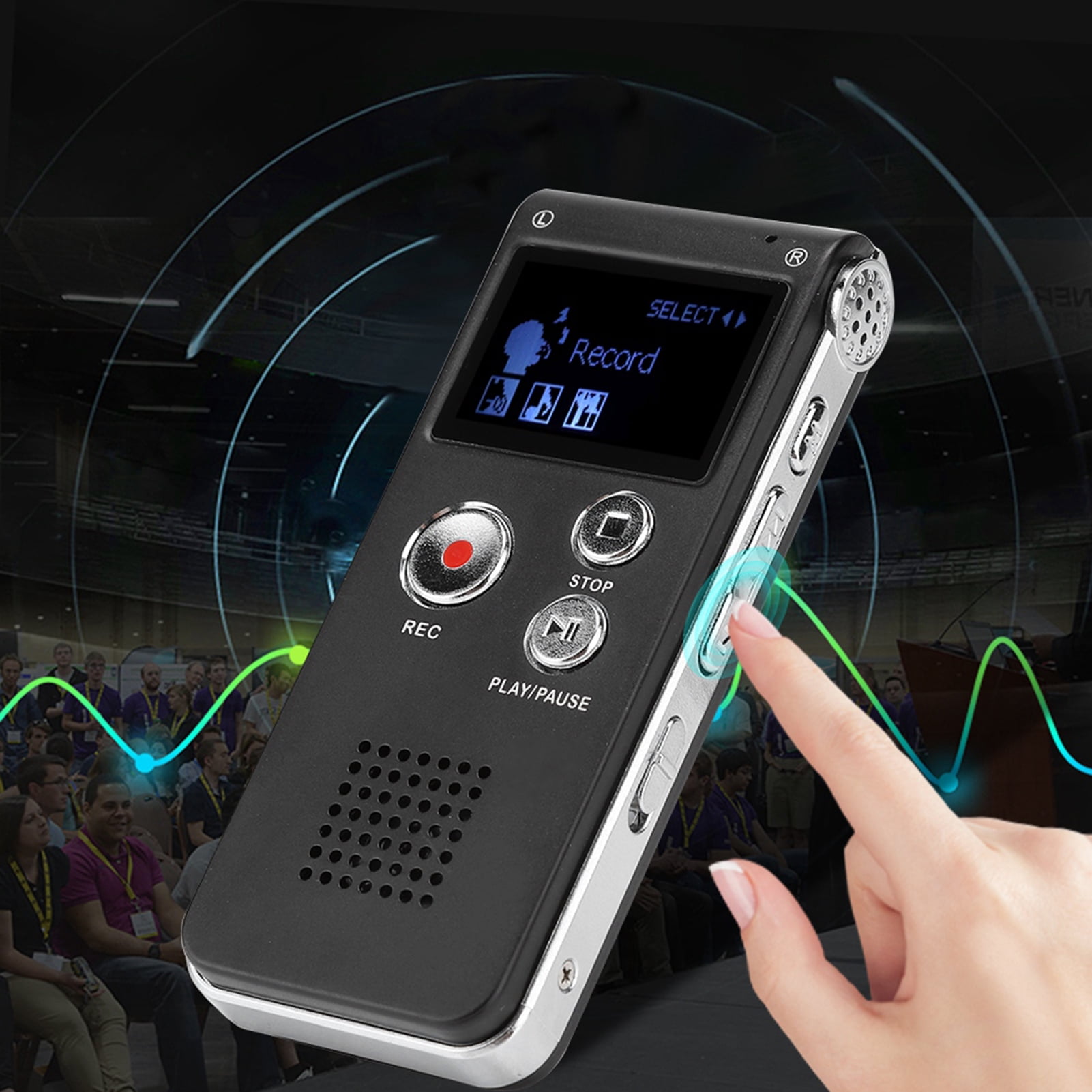 Voice Recorder, Dictation Recorder Noise Reduction For Conference