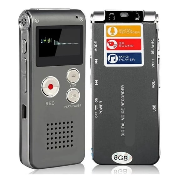 Voice Recorder MP3 Player Sound Recorder Professional USB Flash Drive Recording Dictaphone