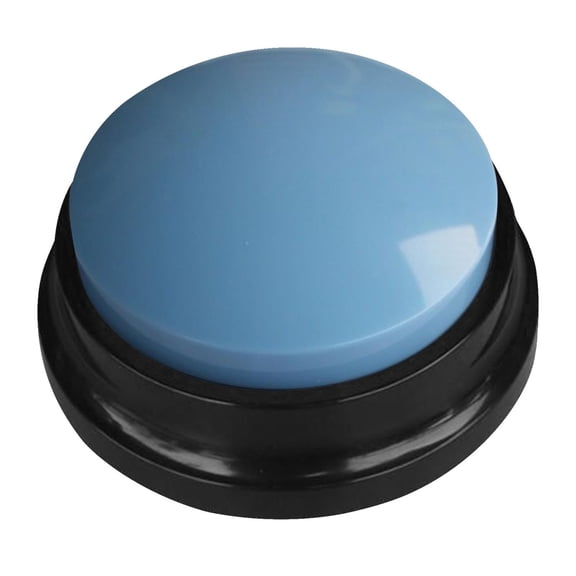 Voice Recording Button, 30 Second Records, Funny Gift for Study Office Home,Dog Buttons for Communication Pet Training Buzzer