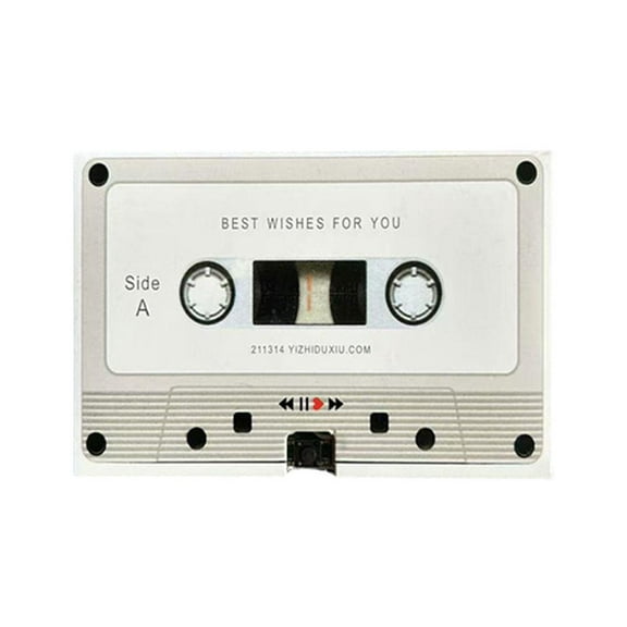 Voice Recording Cassette Tape Gift, 60 Seconds Message Recorder Customizable Valentines Card Da Sound Greeting For Couples