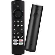 Voice Remote Compatible for Insignia,Toshiba,Pioneer AMZ Omni,4-Series Smart TVs,Replacement Control with 4 Shortcut NTFLX,DSNY+,HLU,PRM Video.1 Year Warranty,Not Compatible for Fire STK