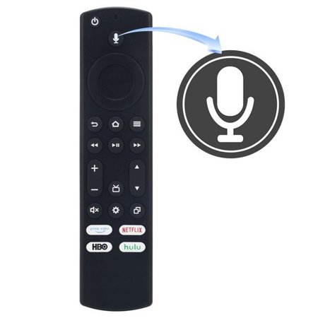 Voice Remote Control NS-RCFNA-21 Replace for Insignia TV NS-43DF710NA21 NS-32D510NA19 NS-70F501NA22 NS-65F301NA22 NS-70DF710NA21 NS-50DF711SE21
