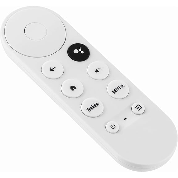 Voice Remote Control Suitable for G9N9N, Replacement for TV Compatible with Google Chromecast 4k Snow, GA01409-US, GA01919-US, GA01920-US, GA01923-US, GA02463-US, GA02464-US