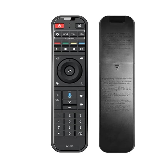 RC-200 Voice Remote Control TV Remotes Replacement for Super 5/6 Max Ultra Pro