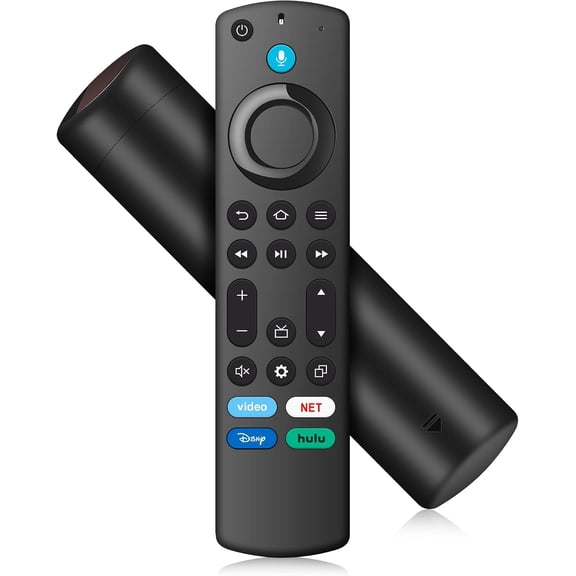 Voice Remote Replacement Fit for Fire Smart TV Stick(HD/Lite/2nd/3rd Gen/4K/4K Max) for Insignia/Toshiba/Pioneer/Omni QLED Series Fire Smart TVs with Voice Controller