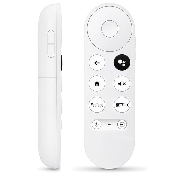 Voice Remote for Google Chromecast with Google TV (4K/HD), Replacement for G9N9N GA01920-US GA01409-US