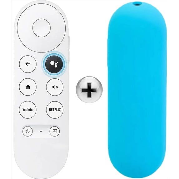 UORLEN Replacement Remote Control for Chromecast with Google TV and Streamer, Snow