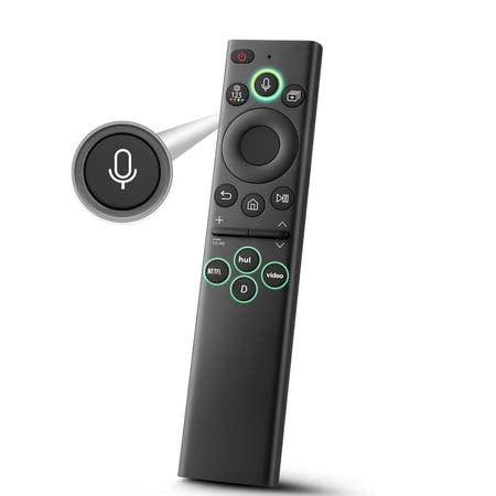 Voice Replacement Remote Compatible with Samsung Smart TVs, for 2019–2026 Frame, Curved and Crystal Series TVs