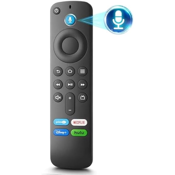 Voice Replacement Remote Control Compatible with Fire TV Stick,TV Cube and Amazon Fire Smart TVs