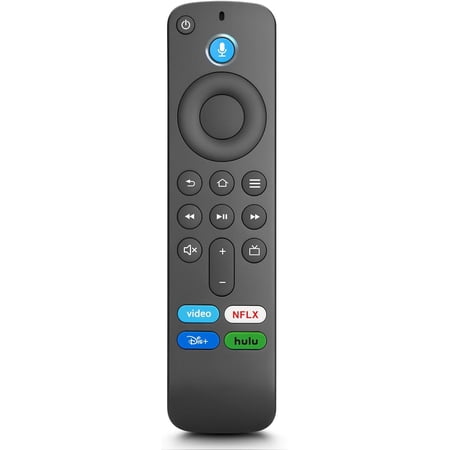 Voice Replacement Remote Control Compatible with Fire TV Stick,TV Cube and Smart TVs