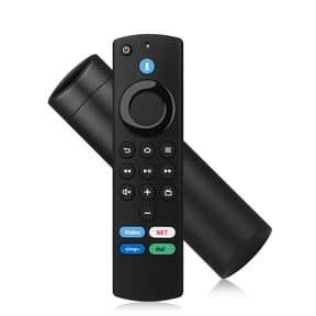 Voice Replacement Remote Control Compatible with AMZ Streaming TV Stick Lite, TV Stick 4K, Smart TV (3rd Gen), TV Cube (1st/2nd/3rd Gen), Easy Setup
