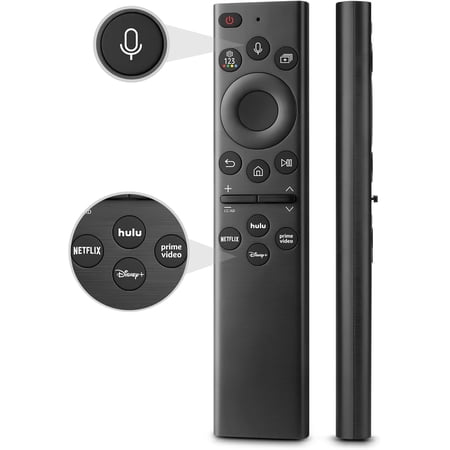 Voice for Samsung-Smart-TV-Remote-Control-Replacement, BN59-01385A Universal Remote Compatible for Samsung with Voice Function Frame Serif Crystal Solar UHD Neo QLED OLED 4K 8K TVs