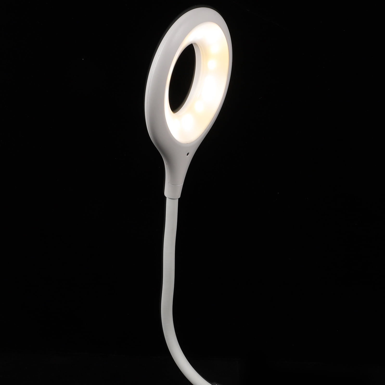 Voice USB Night Light Voice Activated Reading Lamp Flexible Gooseneck ...