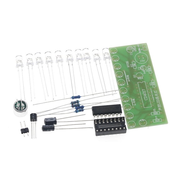 Voice-controlled LED water light kit fun electronic production teaching training