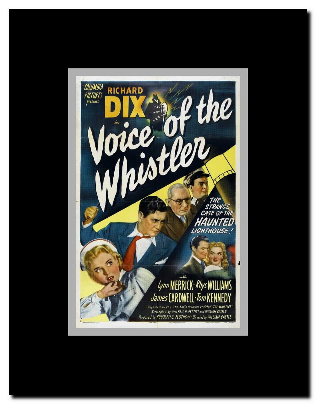 Voice of the Whistler Framed Movie Poster