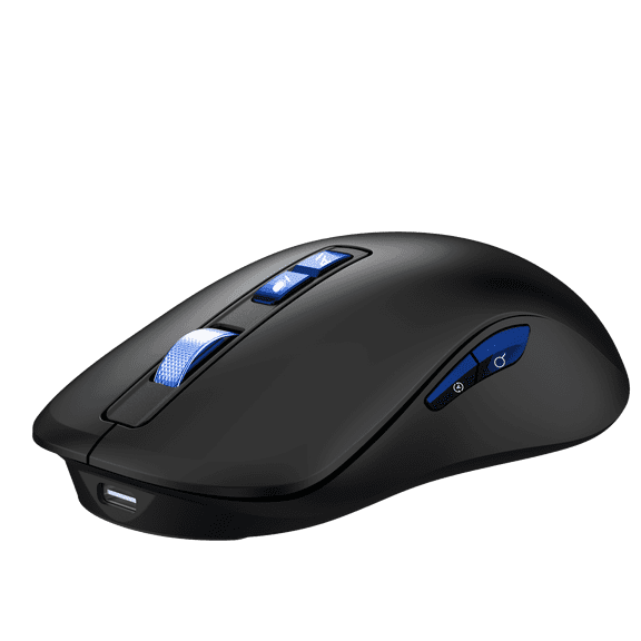 VoiceX AI Mouse – Voice-to-Text, ChatGPT, Google Search, 500WPM Dictation, 99% Accuracy, Instant Translation, Screenshot Translator, Bluetooth/USB, Windows & Mac Compatible