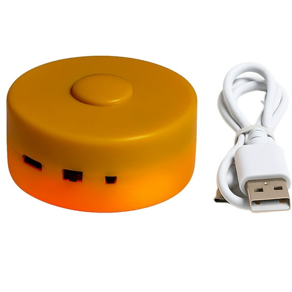 RediTech Go™ USB Voice Recorder Box – 4-Minute Playback, Customizable, Yellow. Ideal for Plush Toys, Gifts & DIY Keepsakes