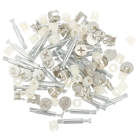 Voiceine 1 Set Cam Lock Fitting Eccentric Cam and Bolt Dowel Cabinet Furniture Supply