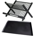 thumbnail image 1 of Voiceine 1 Set Folding Dish Drainer Plate Drying Rack Plate Holder Dish Rack Drying Strainer, 1 of 10