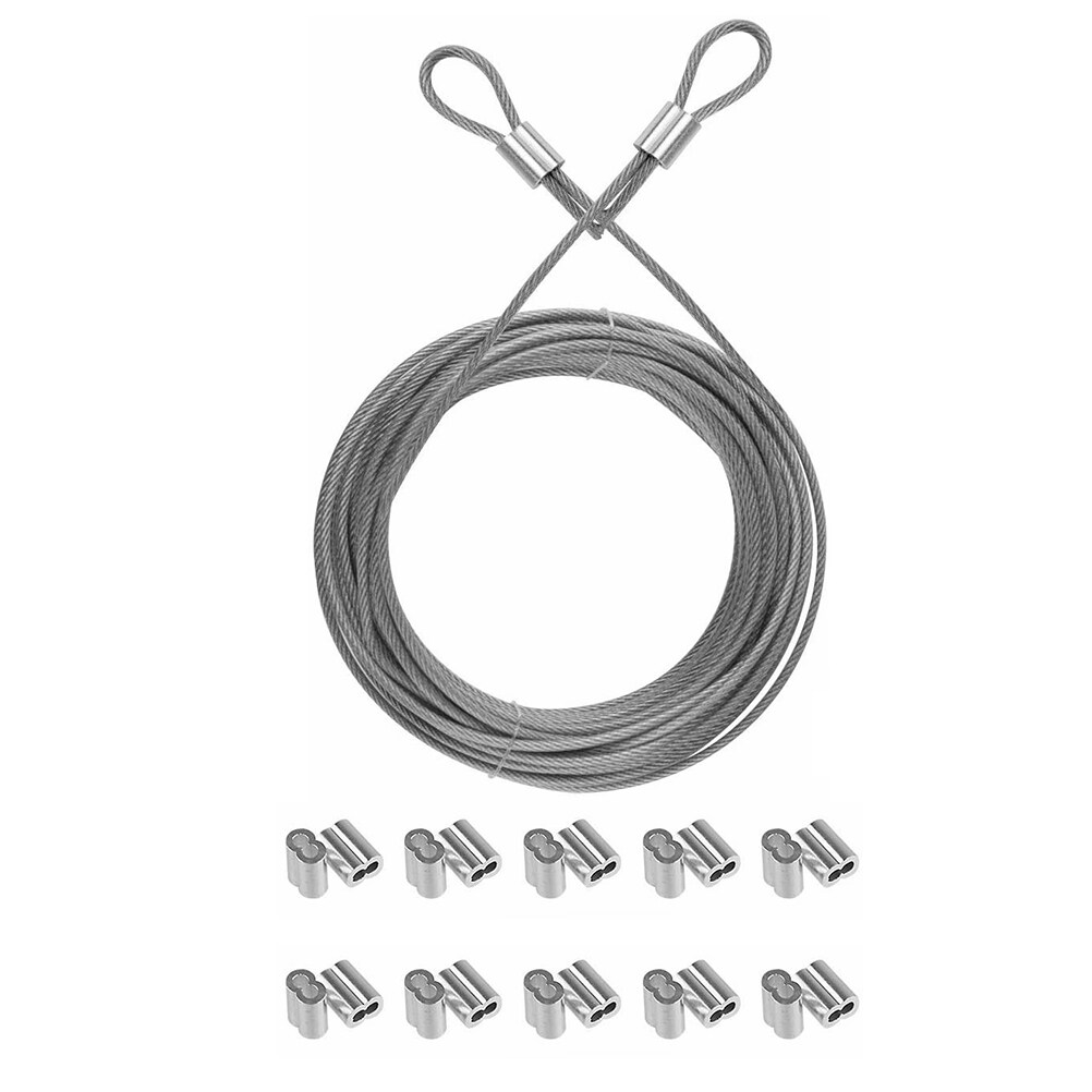 Voiceine 1 Set Hard Stainless Steel Strings Set Sturdy Steel Wire Rope