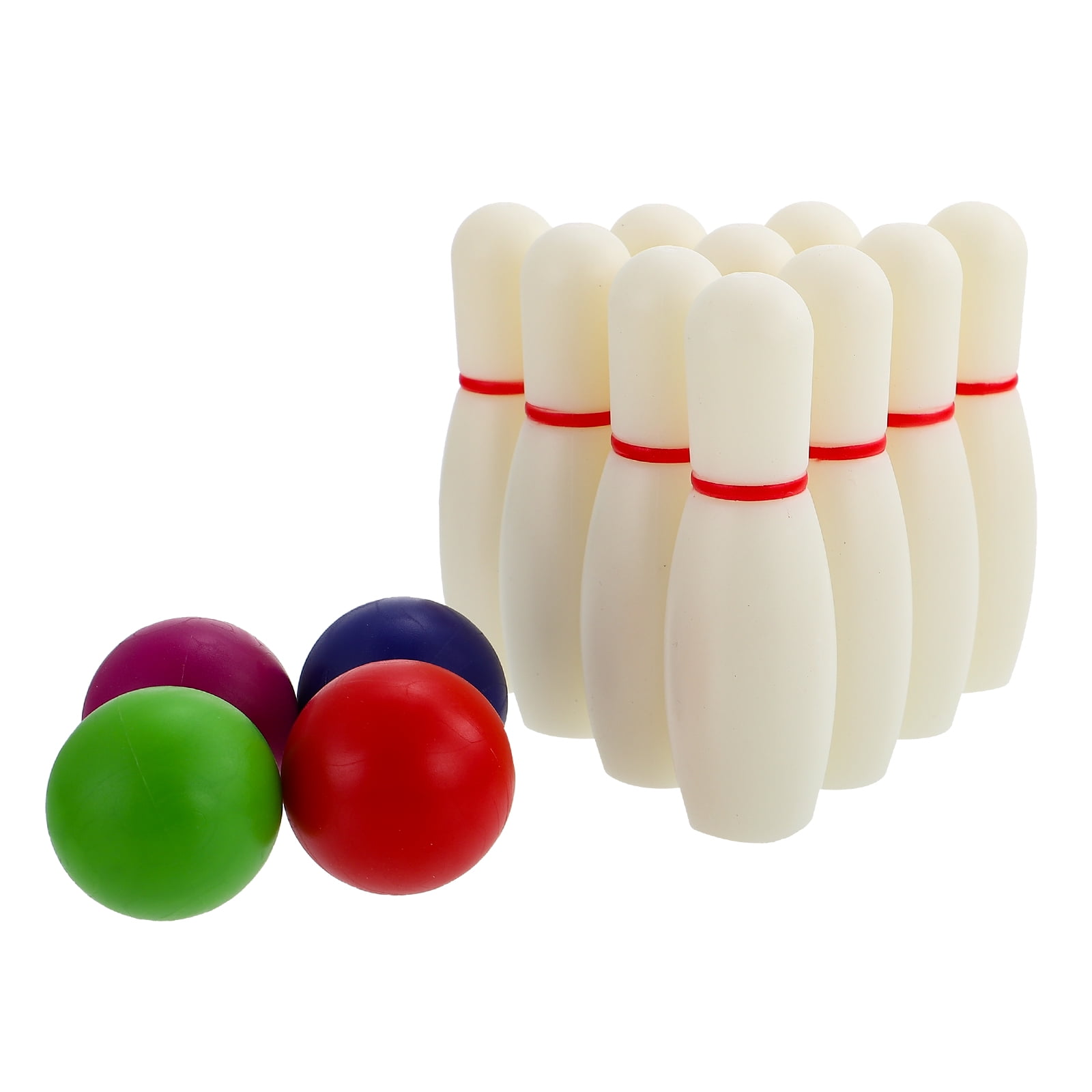 Voiceine 1 Set of Kids Bowling Toy Desktop Bowling Balls Board Bowling