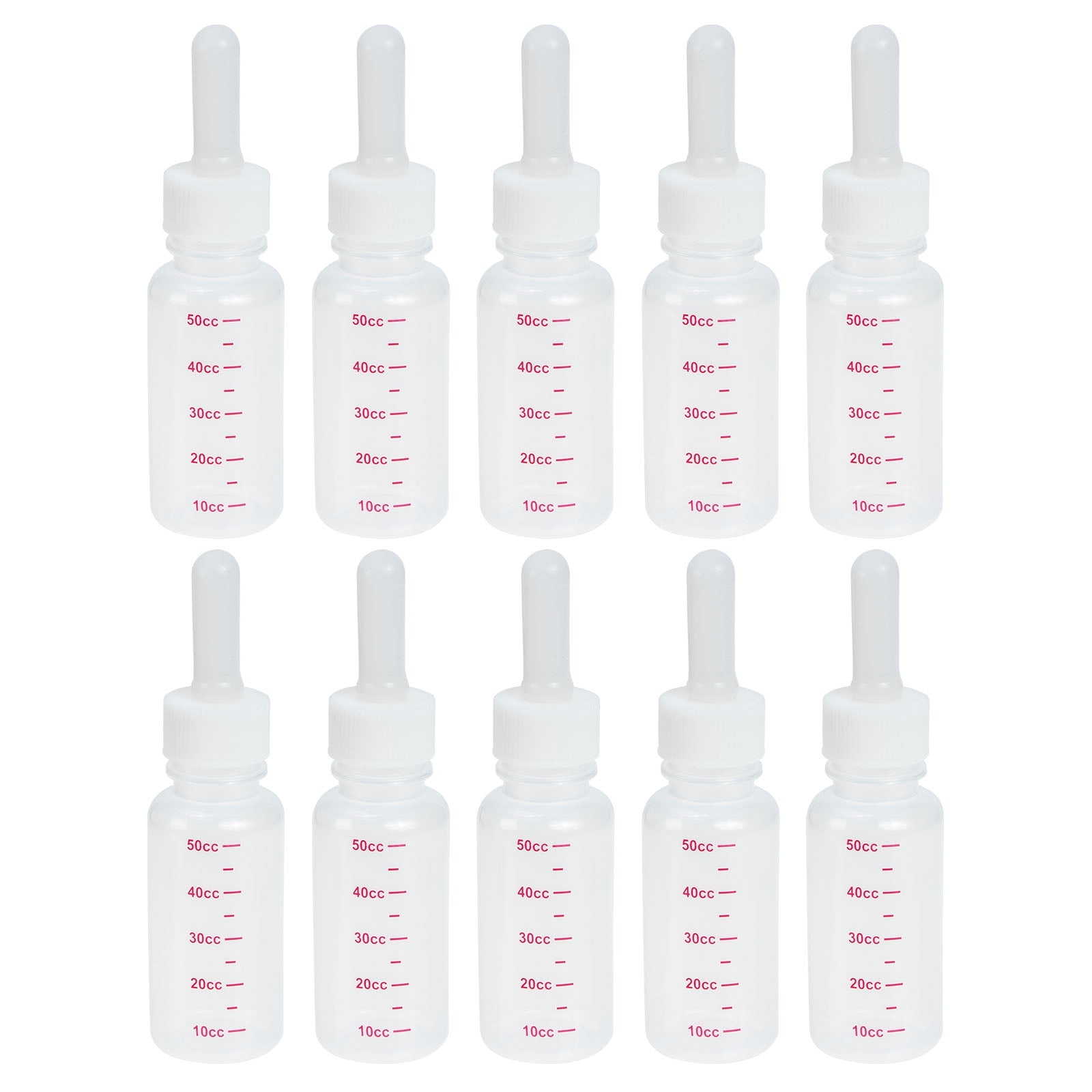 Voiceine 10 Sets of Lamb Feeding Bottle Nursing Bottle Livestock Milk