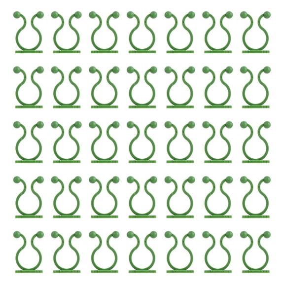 LOLIPPYY 100 Pcs Green Plant Fixture Hooks for Garden Use, and Easy to Apply with Strong Fixing Effect