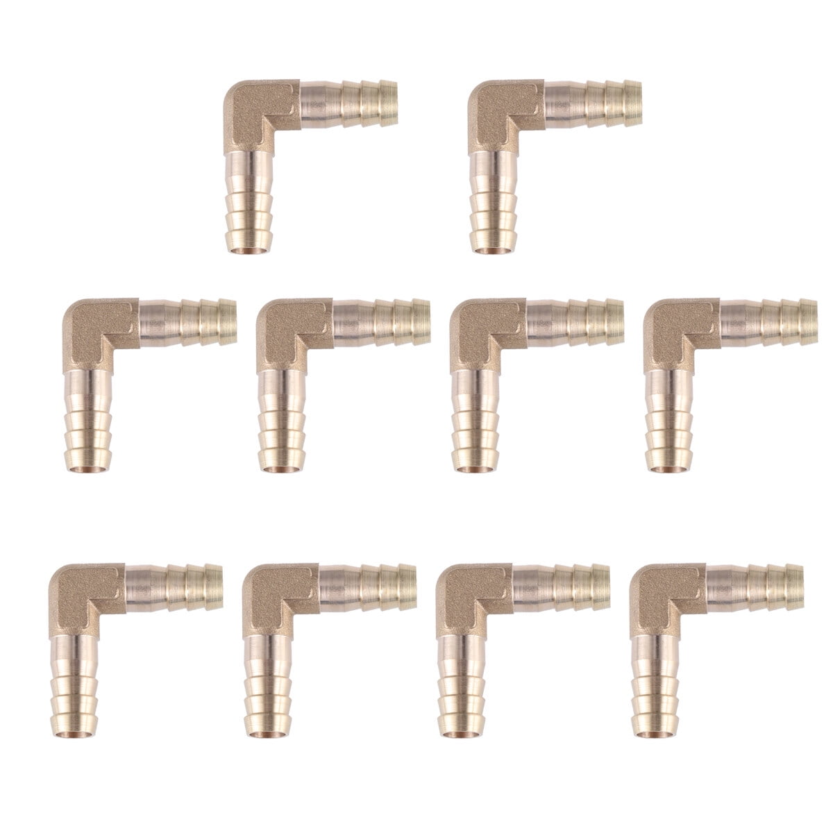 Voiceine 10PCS φ10 90 Degree Fast Plug Elbow PEX Barb Fitting Water