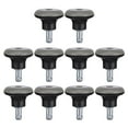 Voiceine 10Pcs Office Chair Wheels Caster Replacement Feet Chair Fixing