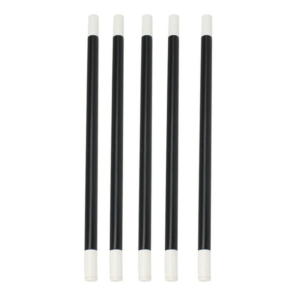 Voiceine 10pcs Magician Wand Magicians Jumping Twirling Wand Gimmick Spell Casting Cane for Wizard Witch Costume, Black