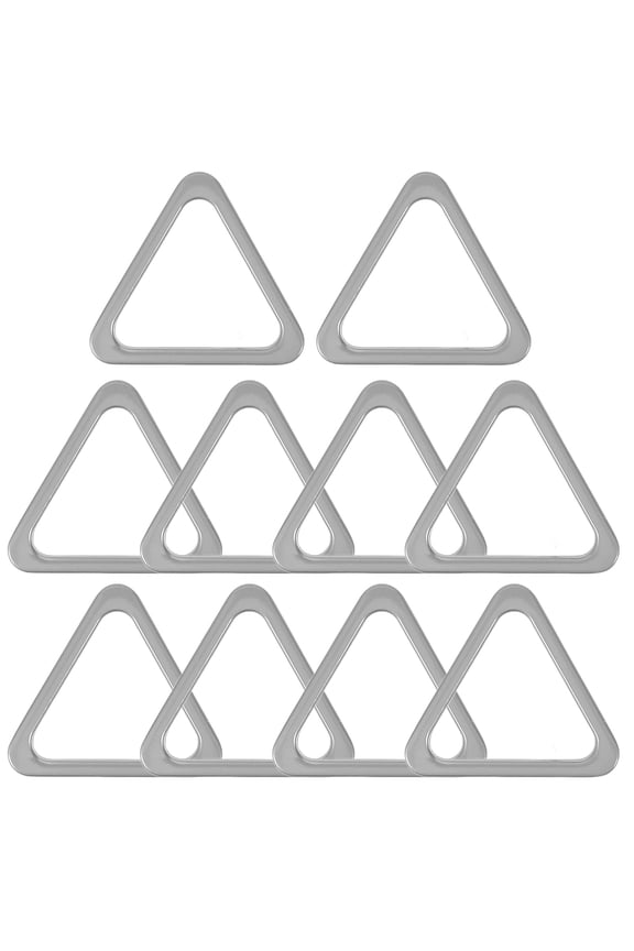 10pcs Triangle Shaped Ring Metal Triangle Shaped Buckle For Diy Jewelry Bag