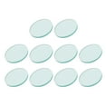 Voiceine 10pcs Water Gauge Glass Sheet Clear Glass Sheet Antifreeze