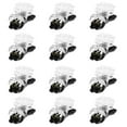 Voiceine 12pcs 2 Pin 2 Way Wire Connectors Low Voltage Universal