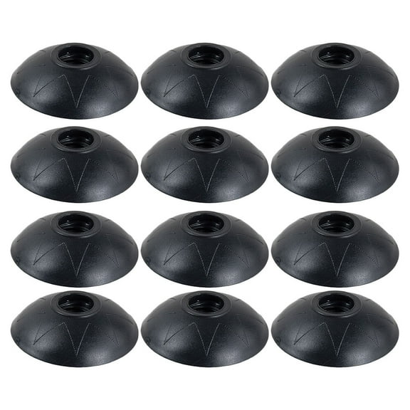 Voiceine 12pcs Climbing Trekking Pole Mud Blockers with Star Pattern