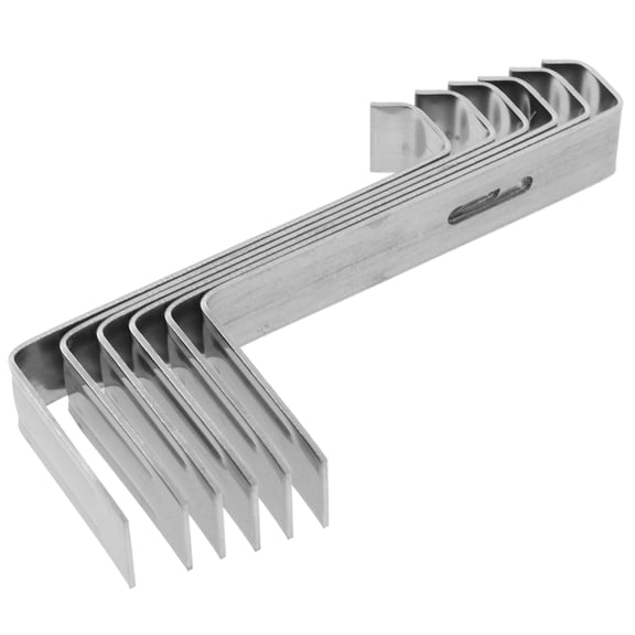 Voiceine 15Pcs Non-slip Roof Tile Clips Metal Roof Tile Fixed Clamps Home Clips for Roof Tile Fixing