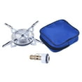 Voiceine 1pc Portable Burner Outdoor Portable Gas Stove Camping Stove