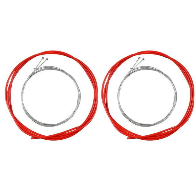 Voiceine 2 Sets Brake Cable Kit Outer Derailleur Core Protector for