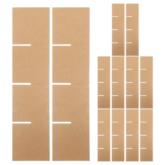 Voiceine 2 Sets Cardboard Box Dividers Cardboard Packing Box Dividers Glass Dish Cardboard Dividers