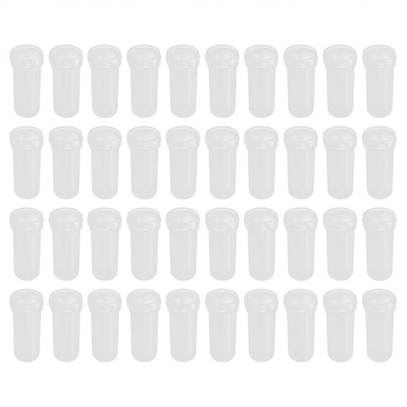 Voiceine 200pcs Floral Water Tubes Flowers Fresh Nutrition Culture Water Storage Small Test Tubes Flower Holder Flower Water Container(4.1x1.8cm)