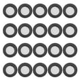 thumbnail image 1 of Voiceine 20pcs Hose Gasket Washers with Screen Rubber Gaskets with Net Stainless Steel Replacement Part ( Black ), 1 of 10