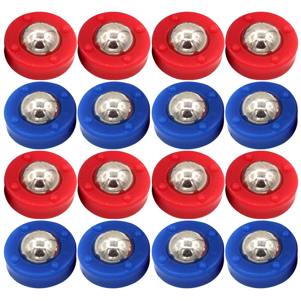 Voiceine 24pcs Mini Shuffleboard Tabletop Rollers Balls Shuffleboard Curling Replacement Accessories