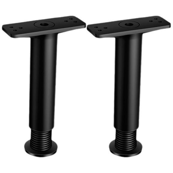 Voiceine 2Pcs Bed Frame Legs Heavy Duty Adjustable Bed Legs Furniture Support Legs Replacement Parts