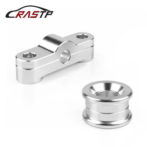 Masteelf 2pcs Aluminum Alloy Shifter Bushing Kit for Car Gear Shift Replacement Auto StabilizerBushings with Shift Linkage Hardware