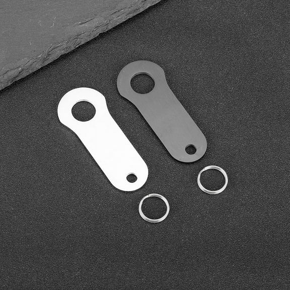 Masteelf 2pcs Guardian Bells for Motorcycles Lucky Bell Hangers with Split Ring Fits Most Bells Metal Biker Accessories